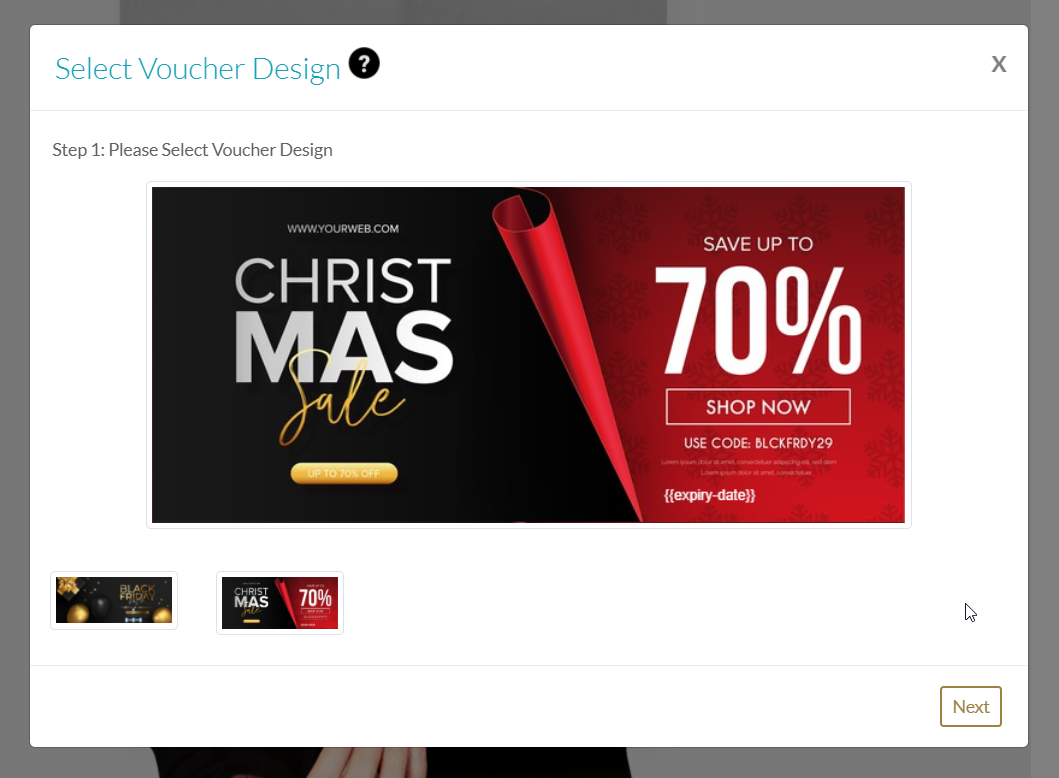 WooCommerce Voucher and Coupon Creator - Design