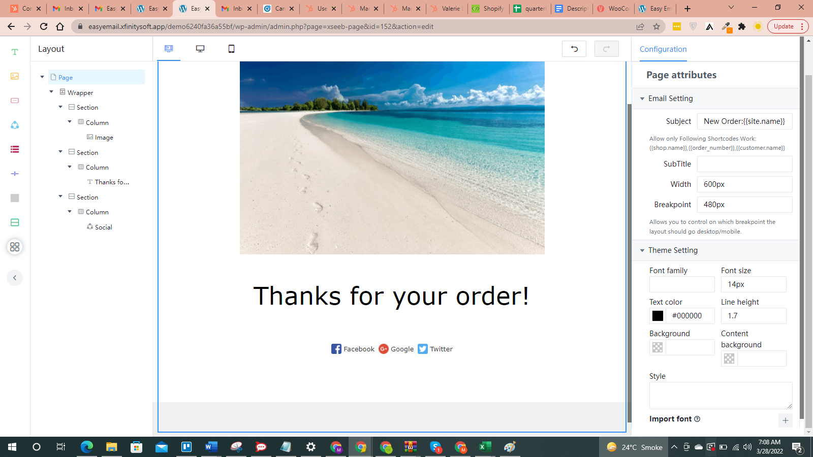 Easy Mail- Image Block