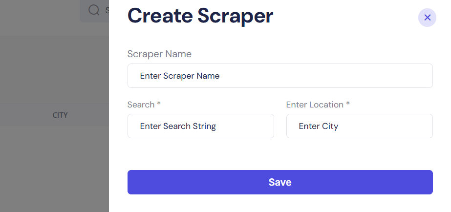 New Location Scraper